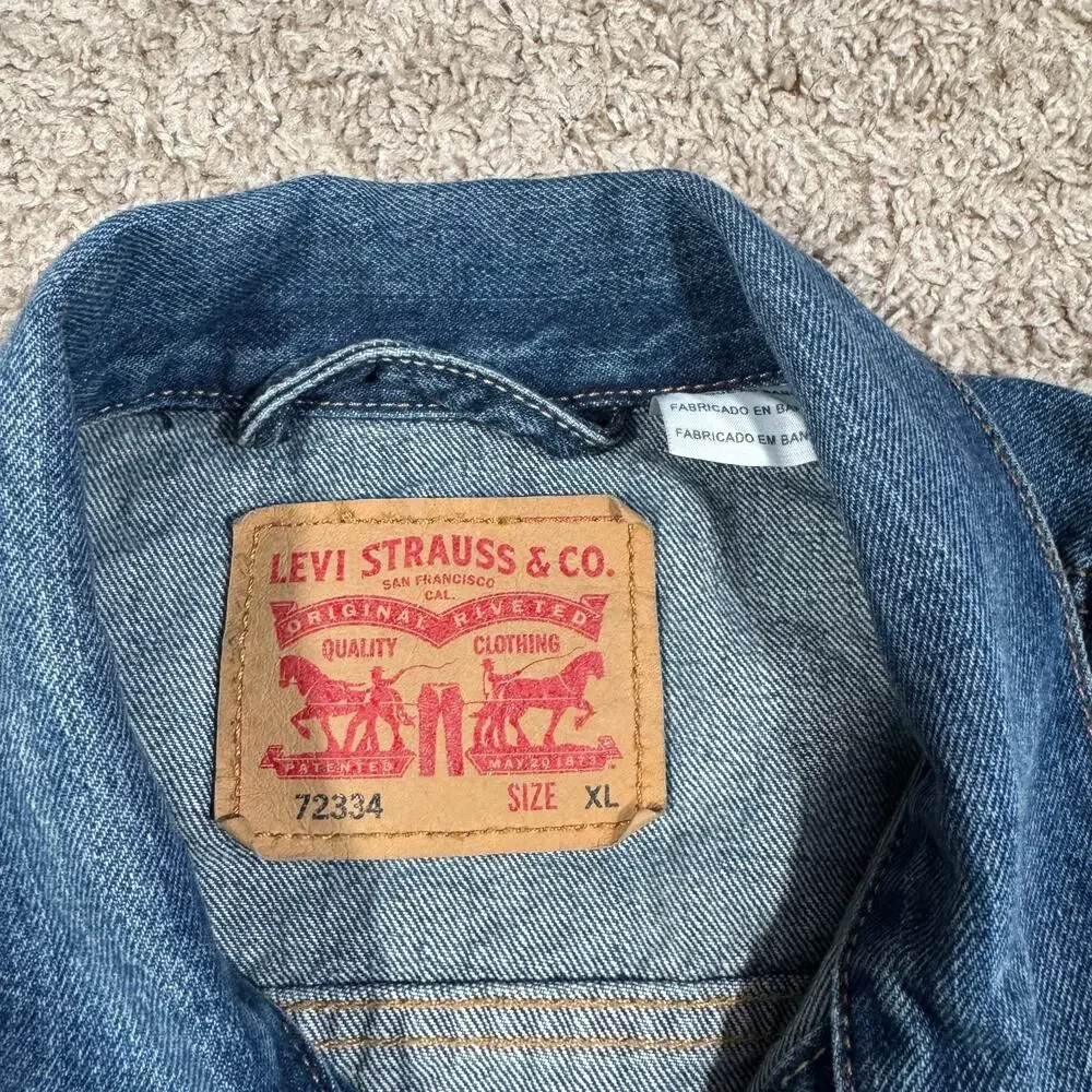 Levi's Blue Denim Jacket - Picture 4 of 8